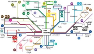 Cardiff Bus routes