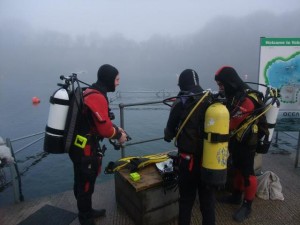 SCUBA diving in Cardiff