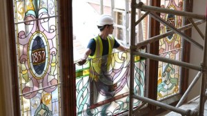 Stained glass windows in Merthyr