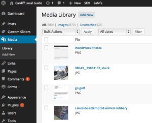 Media library