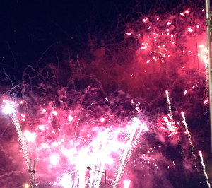 Fireworks in Cardiff