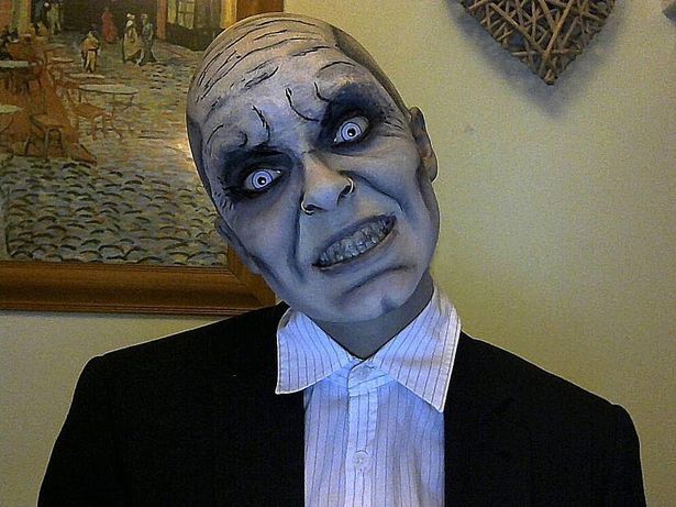 Laura Gardner Halloween makeup
