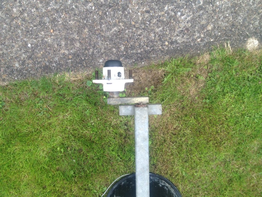 Trailer suspension unit repair - arial view