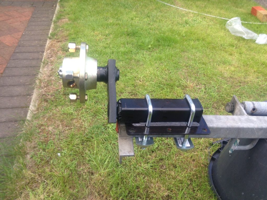 Trailer suspension unit repair - bolted up