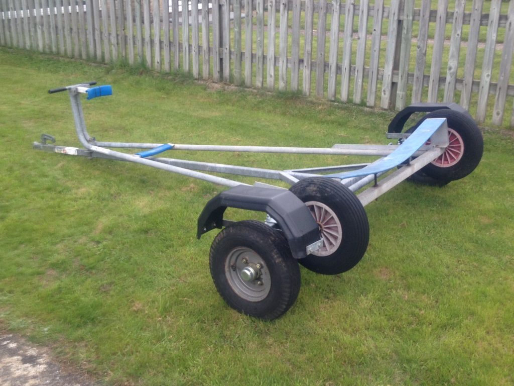 Trailer suspension unit repair - completed with trolley
