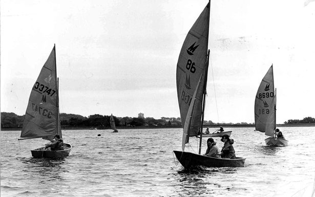 Sailing on Llanishen resevoir