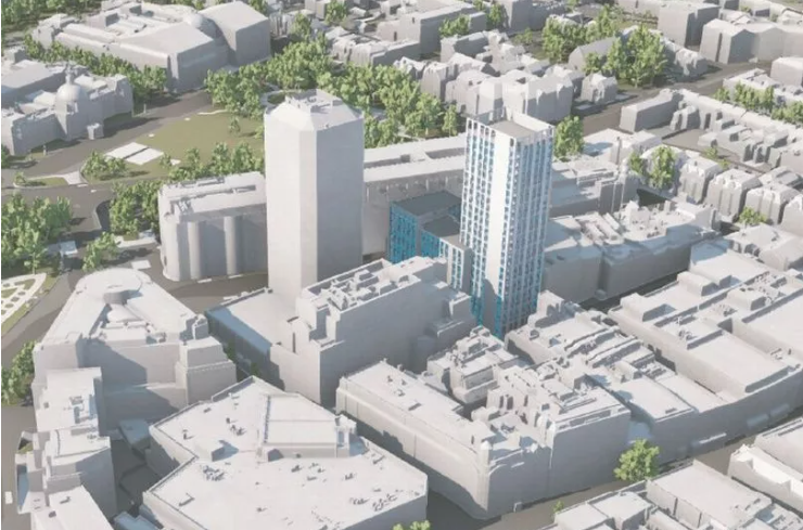25 Storey tower block in Cardiff