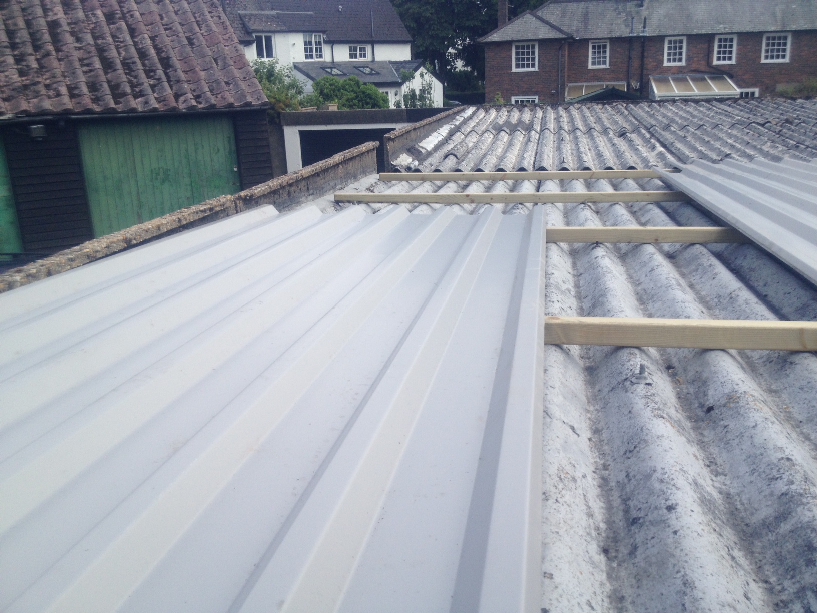 Reroof garage
