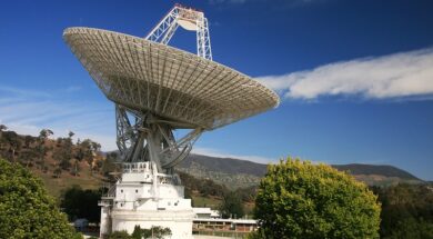 Radar dishes in pemrokeshire