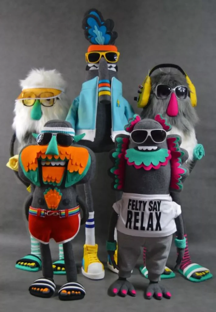 felt monsters